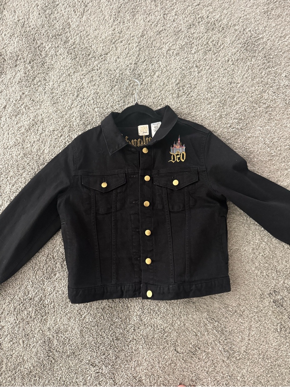 Disneyland 70th Anniversary Jean Jacket with Gold Buttons - ladies